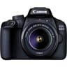 Canon EOS 4000D 18 MP DSLR Camera w/ EF-S 18-55 mm f/3.5-5.6 III Lens 2.7in LCD 230k Dots Wi-Fi SD/SDHC/SDXC Memory Card Slot - Black product thumbnail 1