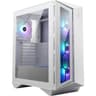 MSI MPG GUNGNIR 110R Premium Mid-Tower Gaming PC Case 4 x ARGB 120mm Fans Liquid Cooling Support up to 360mm Radiator - White product thumbnail 1