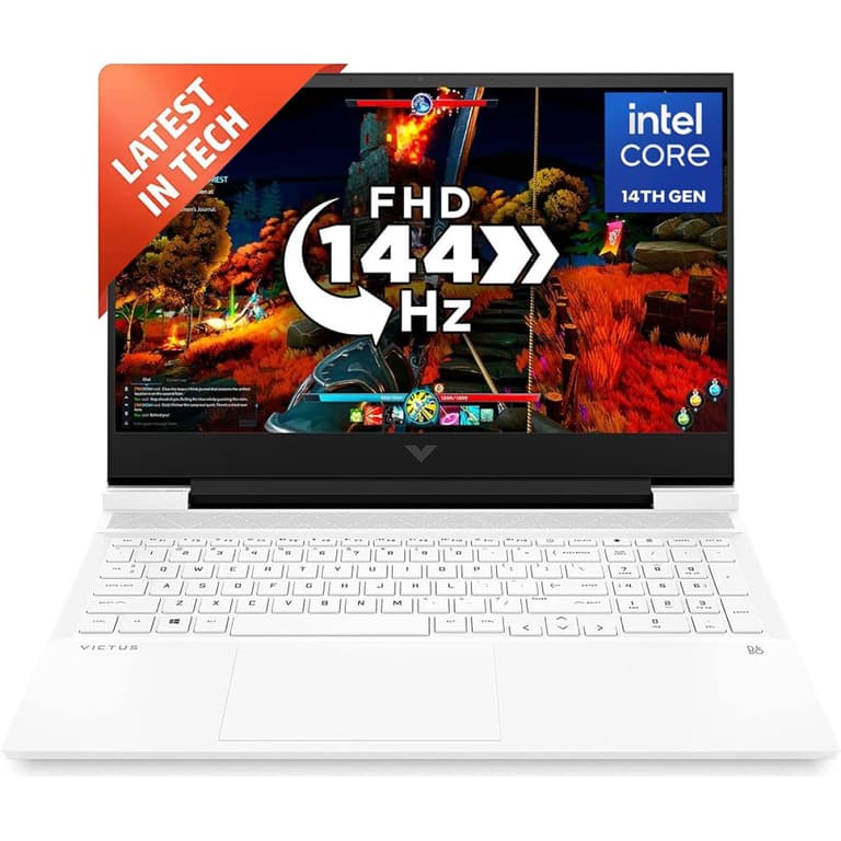 Victus by HP (2024) 16-r1011ne NEW 14Gen Intel Core i7 14650HX 16-Cores w/ Nvidia RTX 4050 6GB & 144Hz Display - Ceramic White