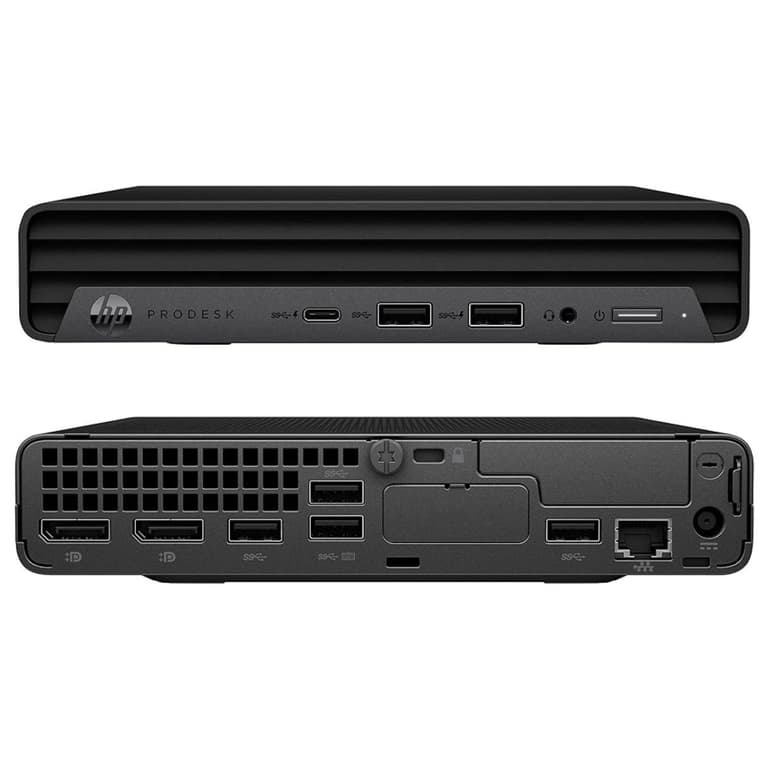 HP ProDesk Mini 600 G6 10Gen Intel Core i5 6-Cores Mini Size Commercial-Grade Performance Upgradable Design - Black