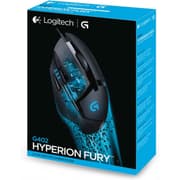Logitech G402 Hyperion Fury Wired 4,000 DPI Lightweight 8 Programmable Buttons DPI Switch Button For PC/Mac - Black product image