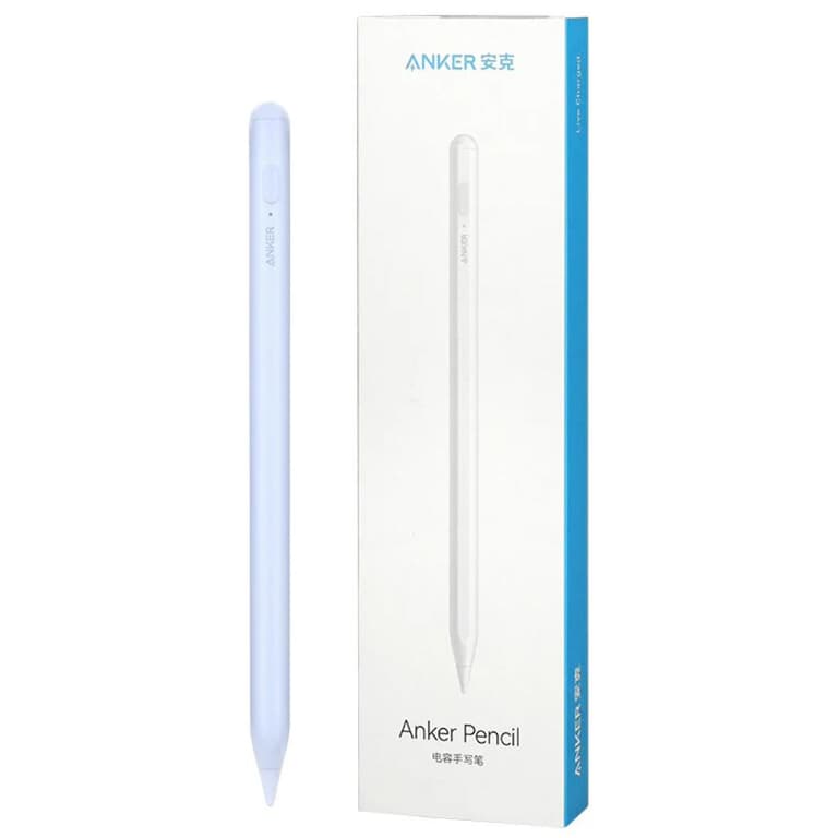 Anker Pencil A7139631 Drawing Stylus Pen Bluetooth 5.3 up to 8 Hours USB-C Charging 15.4 Grams For Apple iPad - Blue
