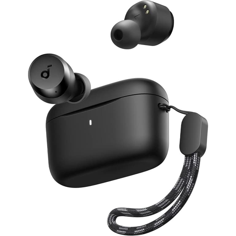 Anker Soundcore A25i Bluetooth 5.3, App Custom Sound 28 Hours Playtime Water Resistant 2 Microphones for Clear Calls Unique Earphone Mode - Black