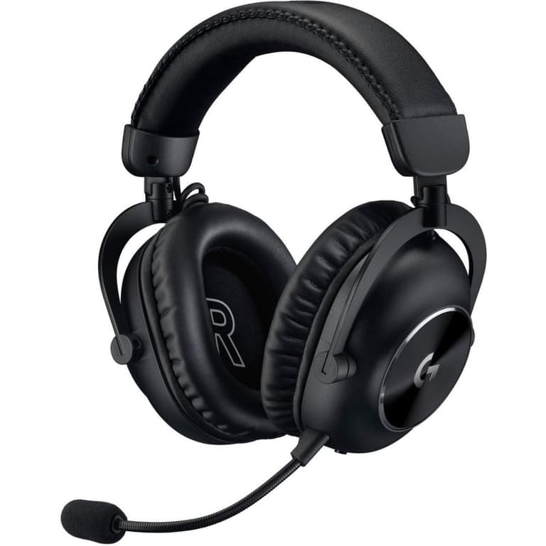 Logitech G PRO X 2 Wireless with Blue Voice DTS 7.1 and 50mm PRO-G Drivers Detachable Mic For PC, PS5, PS4, Switch - Black