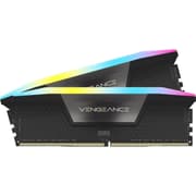 CORSAIR Vengeance RGB 32GB (2 x 16GB) 288-Pin PC RAM DDR5 6000 (PC5 48000) Desktop Memory - Black product image