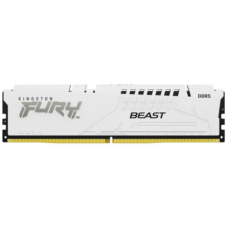 Kingston FURY Beast 32GB (1 x 32GB) 6000MHz DDR5 Desktop Memory Infrared Sync Technology - White