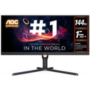 AOC U34G3XM 34" Ultrawide QHD 2K 144Hz 1ms sRGB 121% FreeSync Premium Height Adjust Low Input Lag w/2x HDMI 2.0 & DisplayPort product image