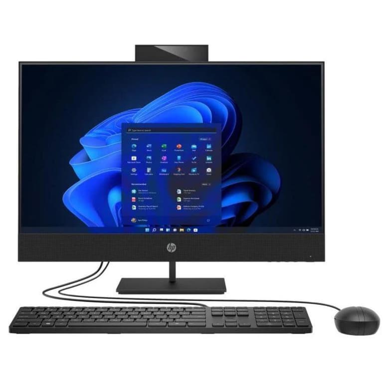 HP ProOne 440 G9 Professional All-in-One PC (2023) NEW 13Gen Intel Core i7 16-Cores w/ 24" IPS Full HD Display & 3 Years Warranty - Black