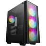 Deepcool MATREXX 55 V4 Mid Tower Tempered Glass LED Strip w/ 3x140mm + 1x120mm ARGB Fans - Black product thumbnail 1