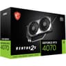 MSI VENTUS 2X GeForce RTX 4070 12GB GDDR6X OC Edition Extreme Clock: 2520MHz PCI Express 4.0 ATX Video Card product thumbnail 1