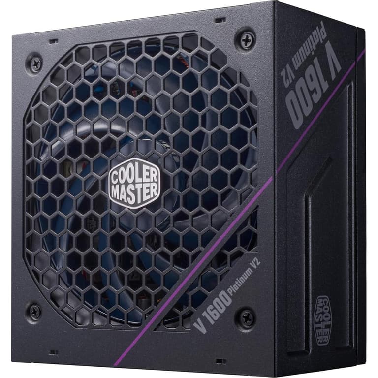 Cooler Master V Platinum 1600 V2 ATX 3.1 Full Modular80+ Platinum Dual RTX 4000 Support Purple Anodic-Coated Heat Sink Mobius Fan
