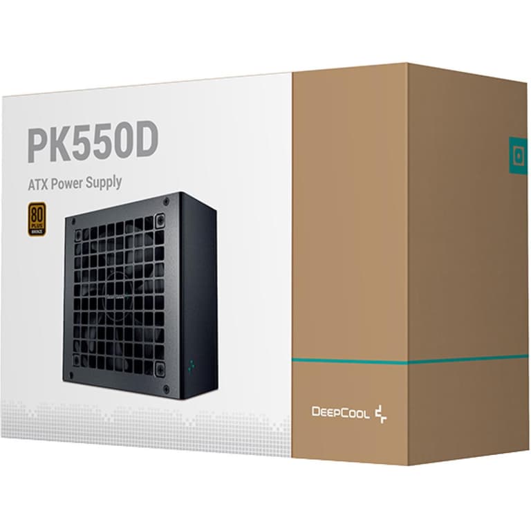 Deepcool PK550D 550w 80 Plus Bronze Certified Power Supply For Gaming PC - Black