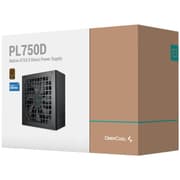Deepcool PL750D 80 PLUS Bronze 750w Non-Modular ATX12V V3.0 Hydro Bearing 120mm Fan Active PFC + DC to DC - Black product image