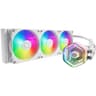 Cooler Master MasterLiquid 360 Atmos ARGB AIO Liquid Cooler Customize Pump SickleFlow Edge PWM Fans 360mm Radiator CryoFuze For AMD & Intel - White product thumbnail 1