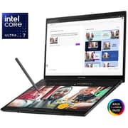 ASUS Zenbook Duo (2024) UX8406 Intel Core Ultra 7 155H 16-Cores w/ Dual 3K OLED 120Hz Touch Screens & BIG Battery - Inkwell Gray product image