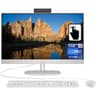 HP All-in-One 24-cr0027ne PC (2023) NEW 13Gen Intel Core i5 10-Cores w/ 24" IPS Full HD 99% sRGB Touch Display - White product thumbnail 1