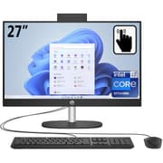 HP All-in-One 27-cr0005ne PC (2023) NEW 13Gen Intel Core i7 10-Cores w/ 27" IPS Full HD 99% sRGB Touch Display - Black product image