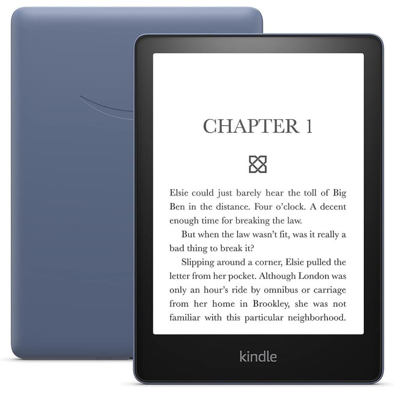 Amazon NEW Kindle Paperwhite (2022) 16GB WIFI 6.8" Adjustable Warm Light & Waterproof - Denim