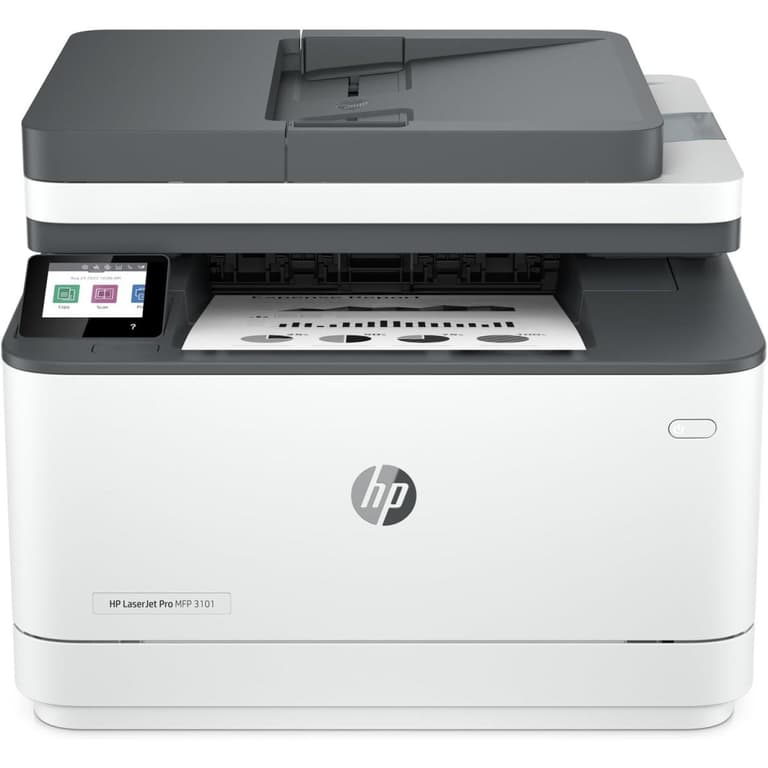 HP LaserJet Pro MFP 3103fdw Mono Laser Multifunction 4-In-One Printer Wireelss , Duplex & Auto Feeder - White