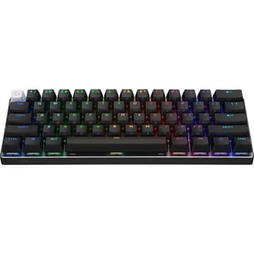 Logitech G PRO X 60 LIGHTSPEED Wireless Ultra Compact TKL 60% Mechanical LIGHTSYNC RGB Dual-Shot PBT Keycaps GX Optical Tactile Switches - Black