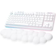 Logitech G715 Wireless Mechanical LIGHTSYNC RGB LIGHTSPEED Linear Switches (GX Red) & Keyboard Palm Rest PC/Mac Compatible - White Mist product image