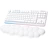 Logitech G715 Wireless Mechanical LIGHTSYNC RGB LIGHTSPEED Linear Switches (GX Red) & Keyboard Palm Rest PC/Mac Compatible - White Mist product thumbnail 1