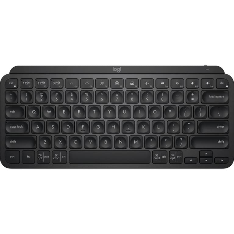 Logitech MX Keys MINI Illuminated Wireless & Bluetooth Rechargeable Backlit USB C For MAC US English Layout - Black