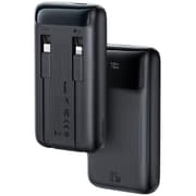 MCDODO MC-0241 Power Bank 10000mAh 22.5W Super Fast Charging With Build in Type-C & Lightning Cable Smart LCD Digital Display - Black product image
