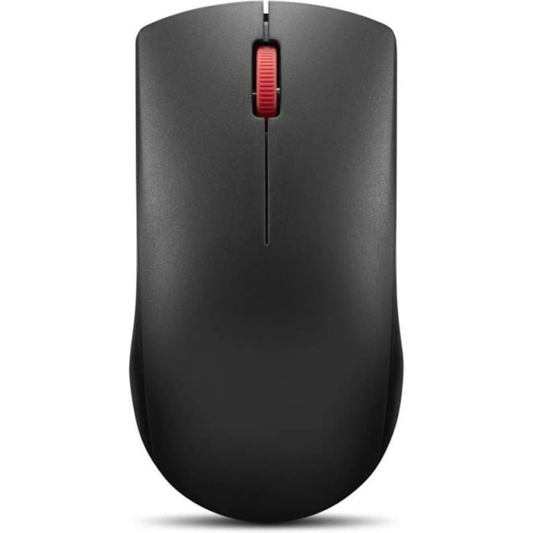 Lenovo 150 Wireless Mouse 1000 DPI Resolution Huaxi Sensor 3 Buttons 2.4G Wireless USB-A - Black