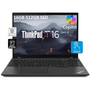 Lenovo NEW ThinkPad T16 Gen 2 AMD Ryzen 7 Pro 7Gen 8-Core AMD Ryzen™ AI w/ DDR5 Memory & Touch Screen - Thunder Black product image
