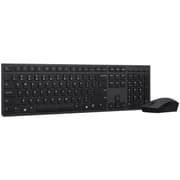 Lenovo Professional Slim Wireless Combo Chargeable Keyboard & Chargeable Mouse Arabic / English Layout product image