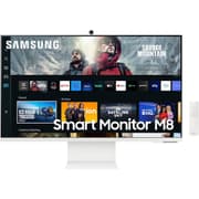 SAMSUNG 32-Inch M8 (M80D) Series 4K UHD Smart Monitor with Streaming TV, Speakers, HDR10+, AI Upscaling, USB-C, Ergonomic Stand, SlimFit Camera, Gaming Hub product image