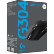 Logitech G304 Lightspeed Wireless Hero Sensor 12,000 DPI Lightweight 6 Programmable Buttons 250h Battery Life On-Board Memory PC/Mac - Black product image