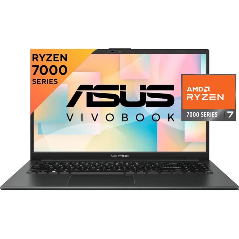 Asus VivoBook 16 (2023) M1605YA NEW 7th Gen AMD Ryzen 7 8-Cores w/ BIG 16" IPS Display & Fast Charging (Customized) - Black