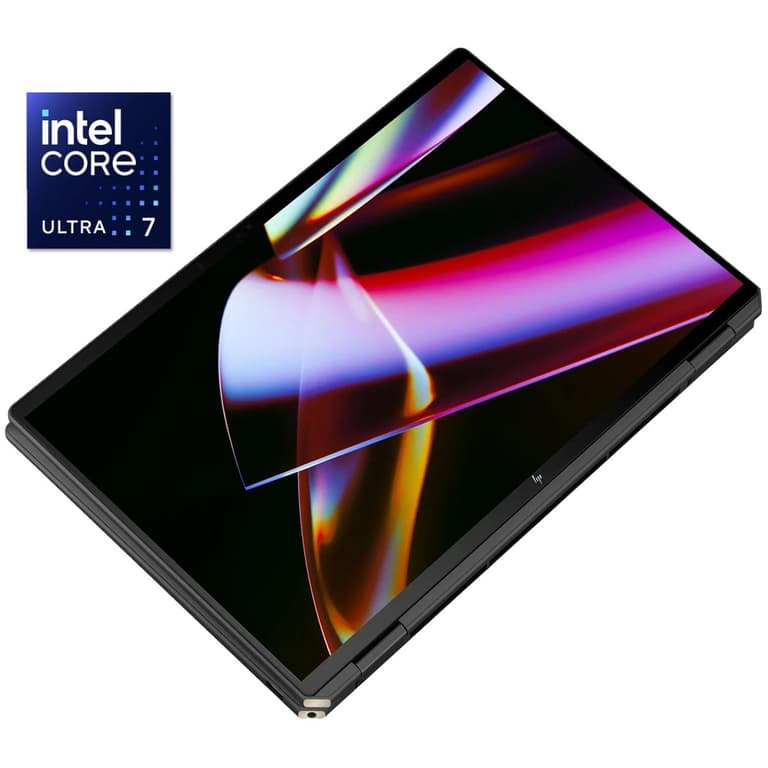 HP Spectre x360 14 (2024) 14T-EU0013 NEW Intel Core Ultra 7 H-Serise Powerful 16-Cores w/ Intel® AI & 3K OLED HDR 500 Touch Screen Display - Nighfall Black