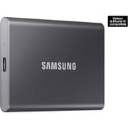 SAMSUNG T7 Portable SSD 1TB External SSD Speeds Up to 1,050MB/s USB 3.2 Gen 2 For Gaming, Students, Professionals - Gray product image