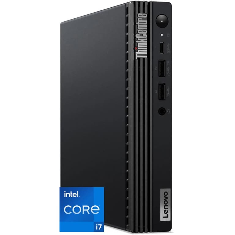 Lenovo ThinkCentre M70q Gen 5 Tiny (2024) 14Gen Intel Core i7 20-Cores Mini Size High-Herforming Business Desktop w/ Wireless & Bluetooth & 3 Years Warranty