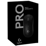 Logitech G PRO X SUPERLIGHT 2 LIGHTSPEED Wireless 4K Polling Lightweight LIGHTFORCE Hybrid Switches HERO 2 Sensor 32,000 DPI USB-C Charging, PC & Mac - Black product image