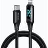 Mcdodo CA-1030 Digital Display 36W Type-C To Lightning Cable Data Cable 1.2m for iPhone (Black) product thumbnail 1
