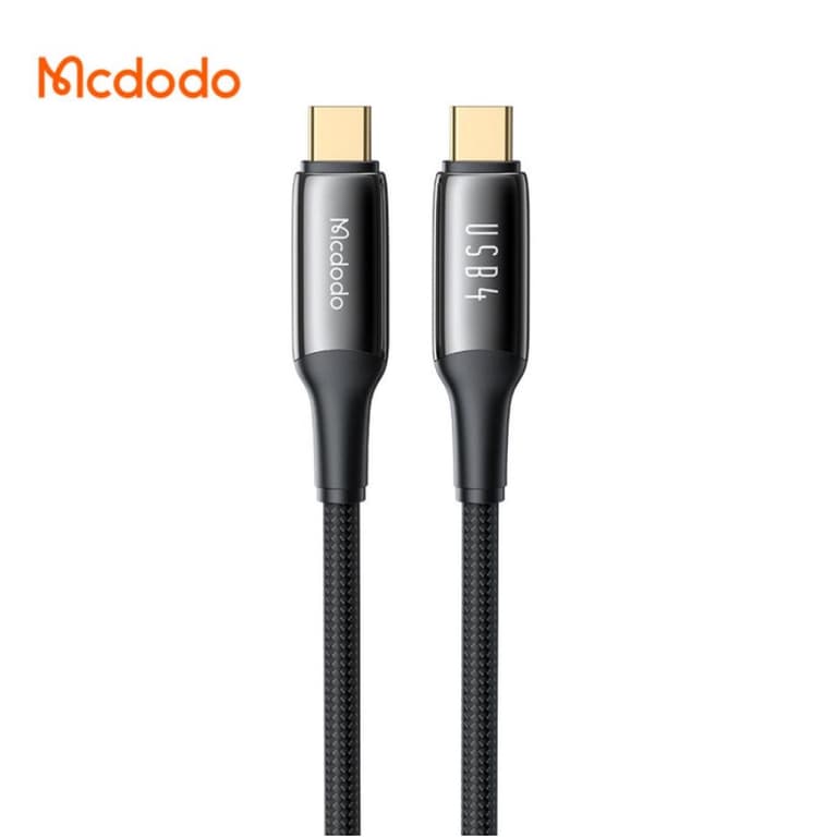 Mcdodo CA-2990 Thunderbolt 4 Data Charger Cable USB Type-C To Type-C 240W 5A USB 4.0 Super Cable 1.2M