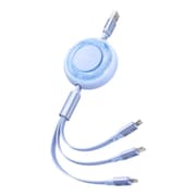Mcdodo CA-3572 3in1 Charging Cable 1.2m USB-A/USB-C - Lightning - (blue) product image