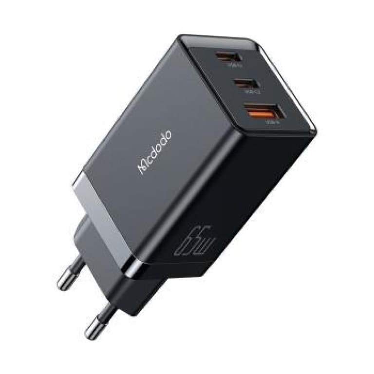 Mcdodo CH-1540 GaN5 PRO 65W 65 Watt Mini Charger Dual Output USB-C PD USB-A Fast Charger