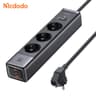 Mcdodo CH-0620 6 in 1 30W GaN Surge Protection Power Strip EU Plug - Black product thumbnail 1