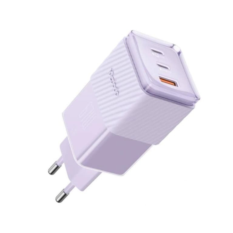 Mcdodo CH-1502 67W GaN 5 Mini 2xType-C 1xUSB Input Fast Charger (purple)