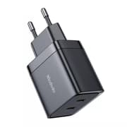 Mcdodo CH-2501 40W GAN Fast Charging Adapter with 2xType-C Input- (Black) product image