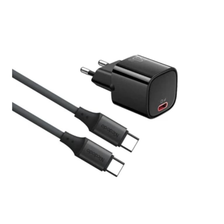 Mcdodo CH-4044 20W Charger With Type-C To Type-C Cable (Black)