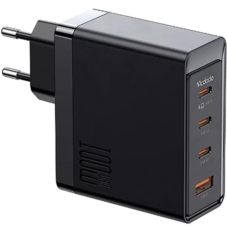 Mcdodo CH-514 100W GaN Multi-Port Adapter Adaptive Gan Chargers 65W 45W 33W PPS PD 3.0 OVP 3 Type-C + USB PD Power Charger EU