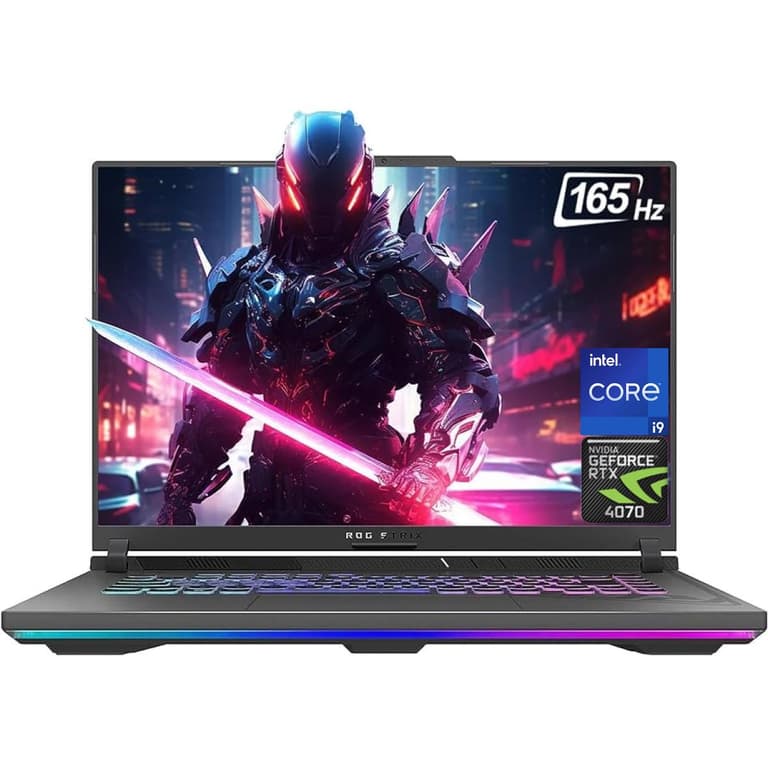 ASUS NEW ROG Strix G16 (2024) G614JI 13Gen Intel Core i9 13980HX 24-Cores w/ Nvidia RTX 4070 8GB DDR6 & 16" IPS 165Hz Display - Eclipse Gray