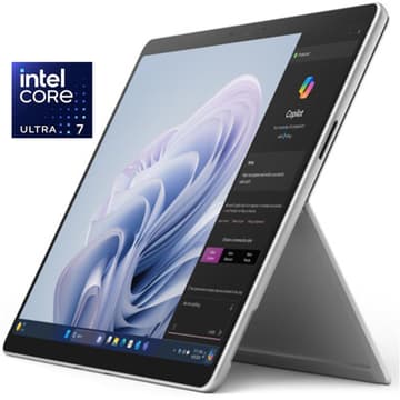 Microsoft Surface Pro 10 (2024) Intel Core Ultra 7 12-Cores AI-Powered 2-in-1 Touch (512GB/16GB) w/ 2.8K 120Hz Display & 256GB Storage - Platinum