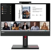 Lenovo ThinkCentre Tiny-in-One 22 Gen 5 IPS Conferencing Touch Monitor Tiny Support w/ Camera , MIC , Speakers & Adjaustable Stand - Black product image